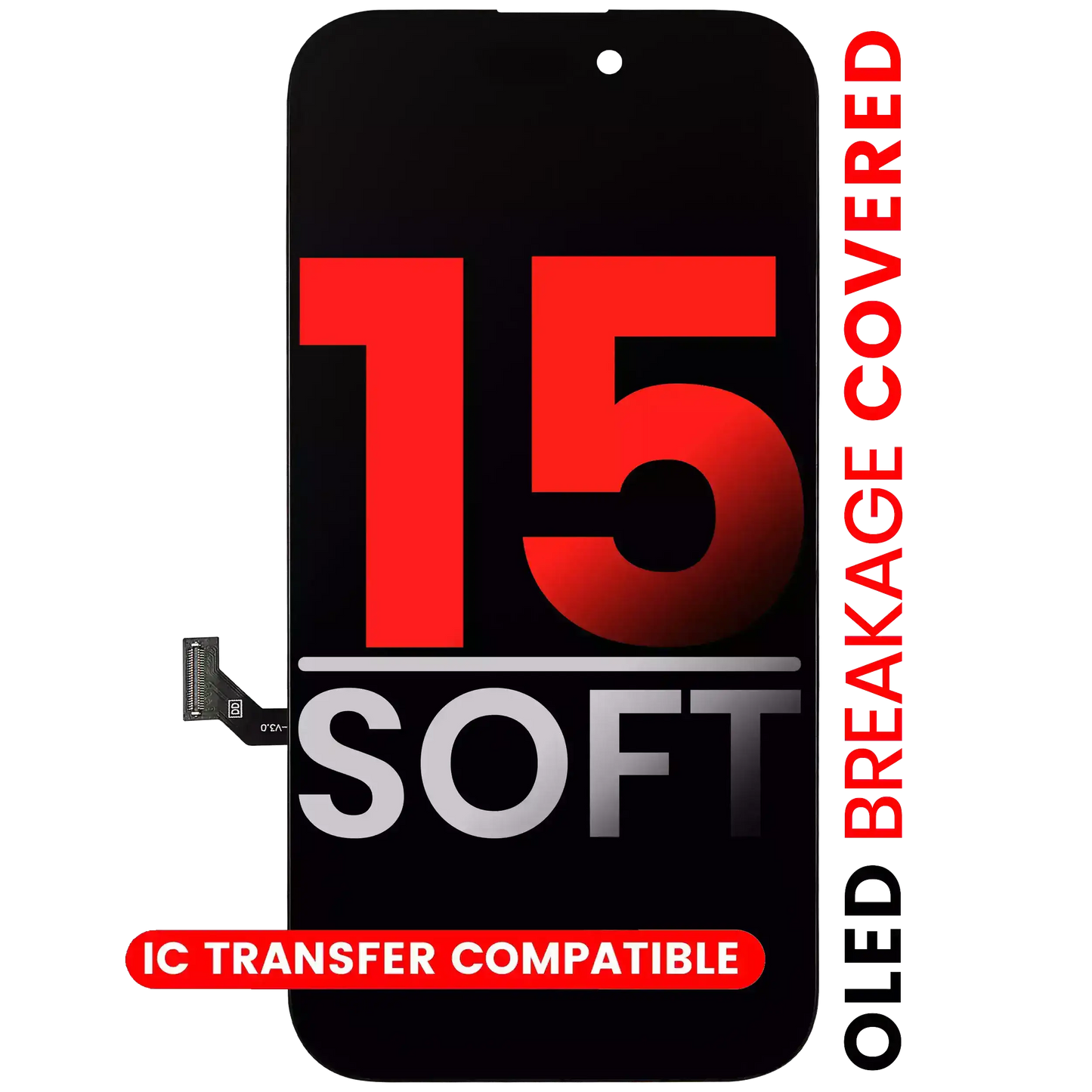 Ecran Display iPhone 15 Soft OLED Premium