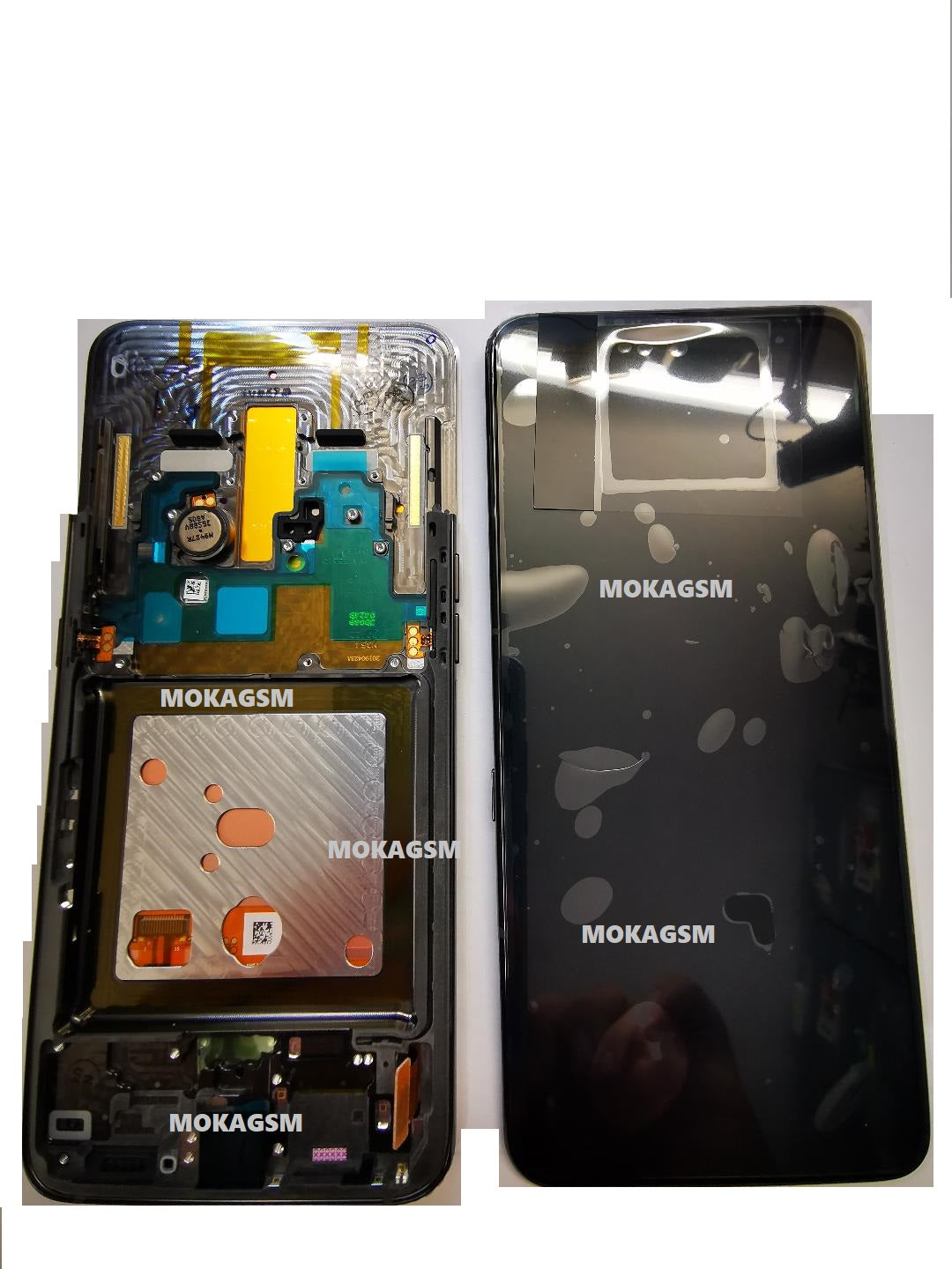 Ecran Display Samsung Galaxy A80 A805f Gold cu Rama