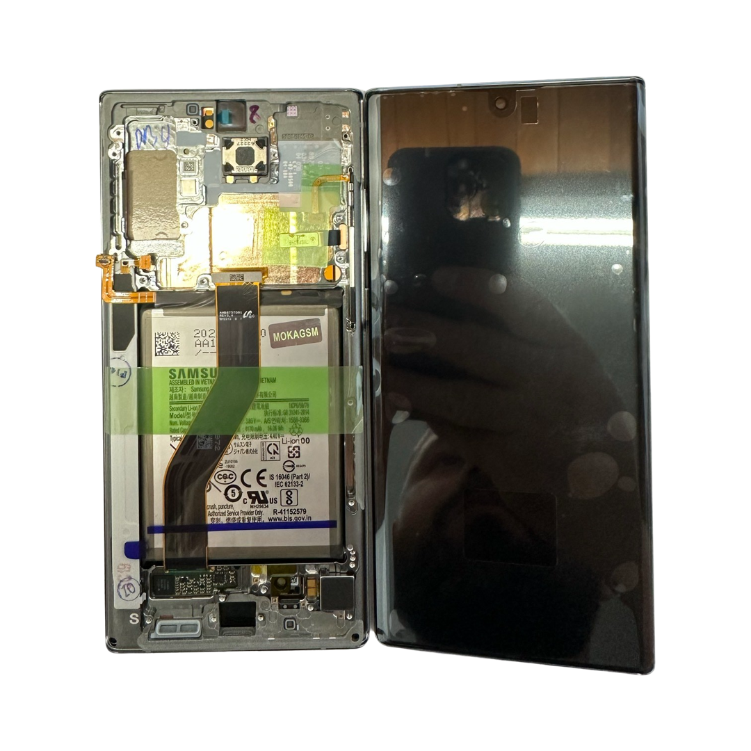 Ecran display Samsung Galaxy Note 10 Plus N975f AURA GLOW   SILVER