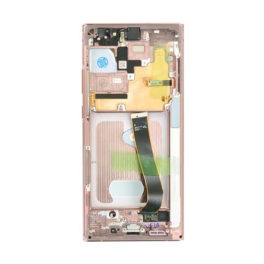 Display Samsung Galaxy Note 20 Ultra N986 cu rama, Bronze p