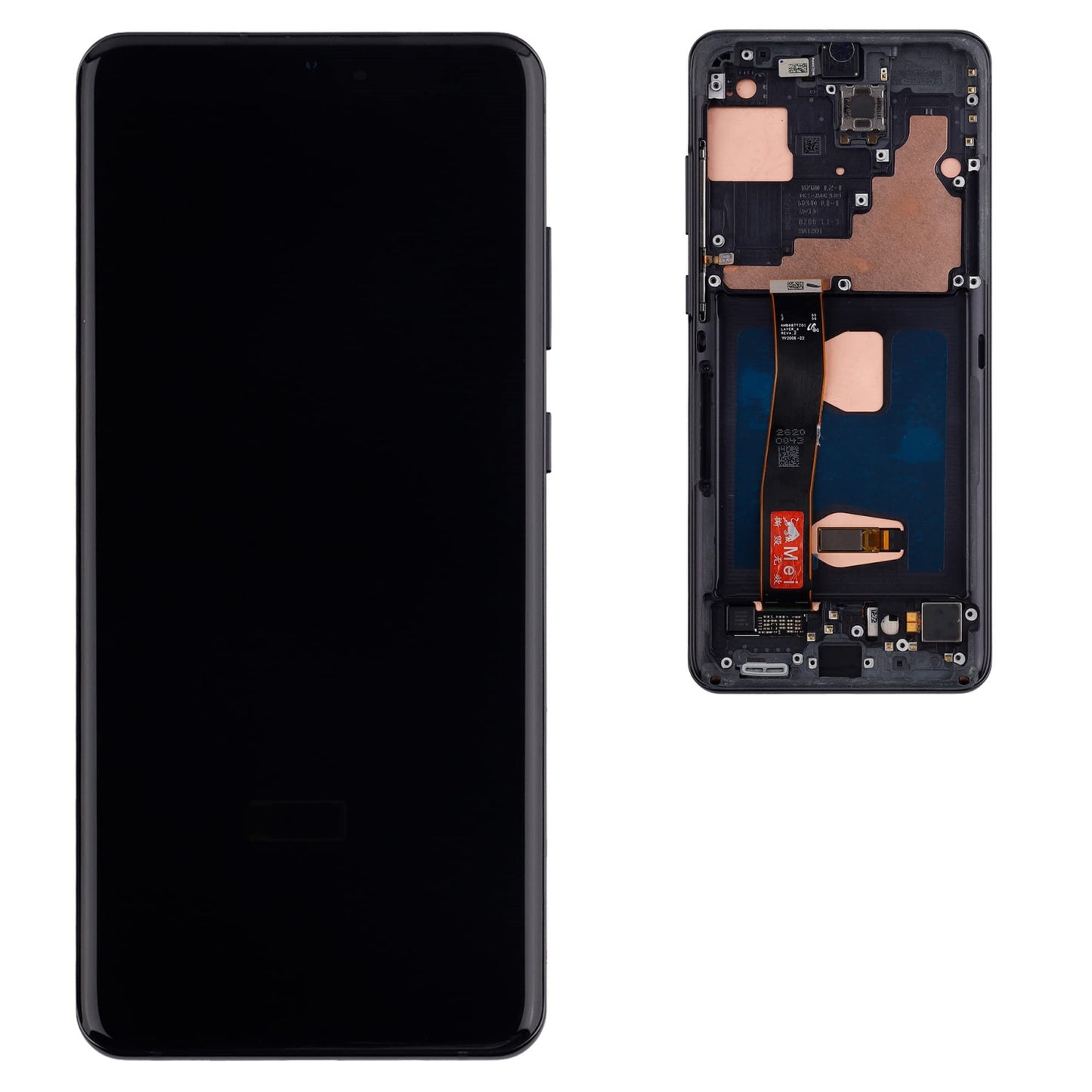 Ecran Display Samsung Galaxy S20 Ultra Negru, OLED Compatibil