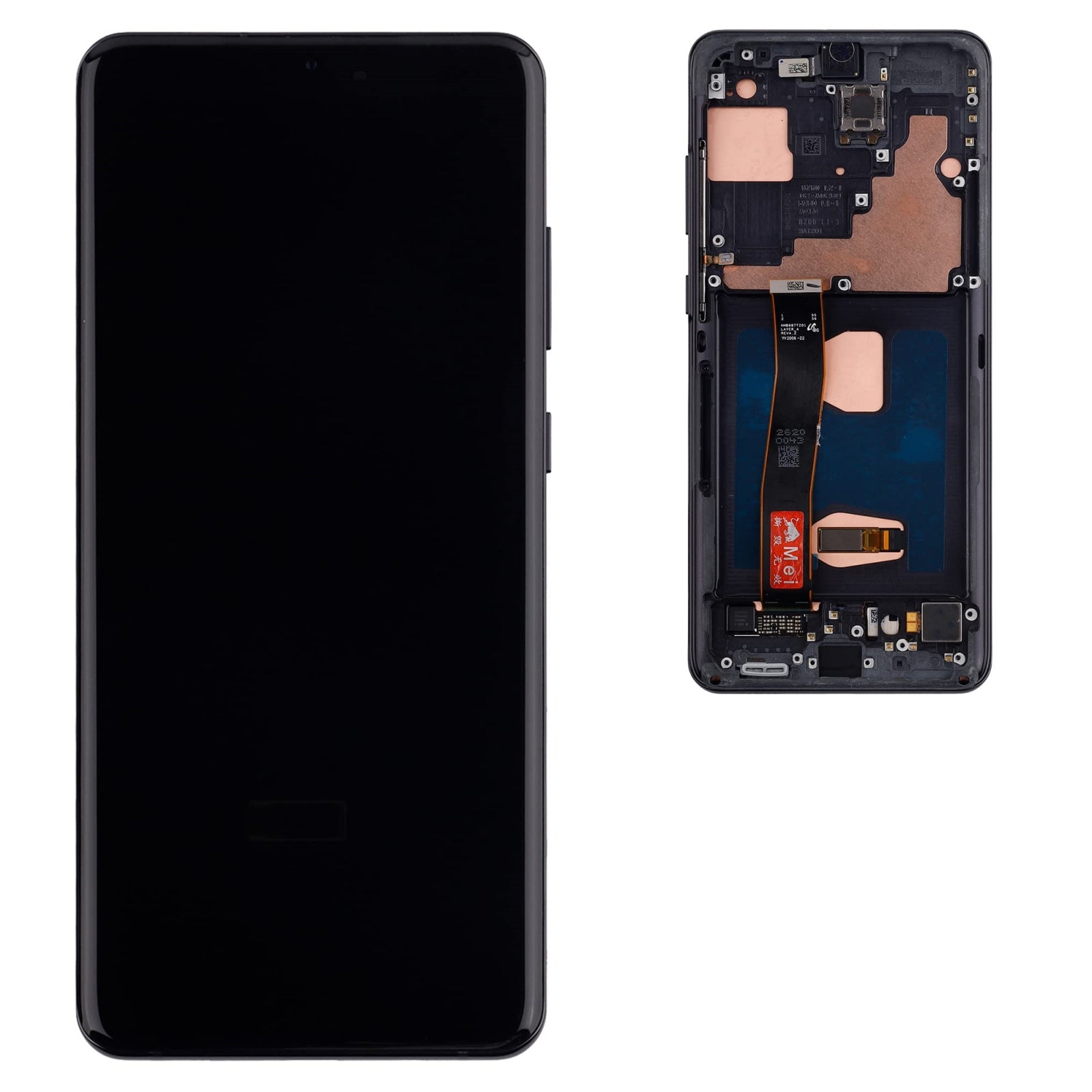 Ecran Display Samsung Galaxy S20 Ultra Negru, OLED Compatibil