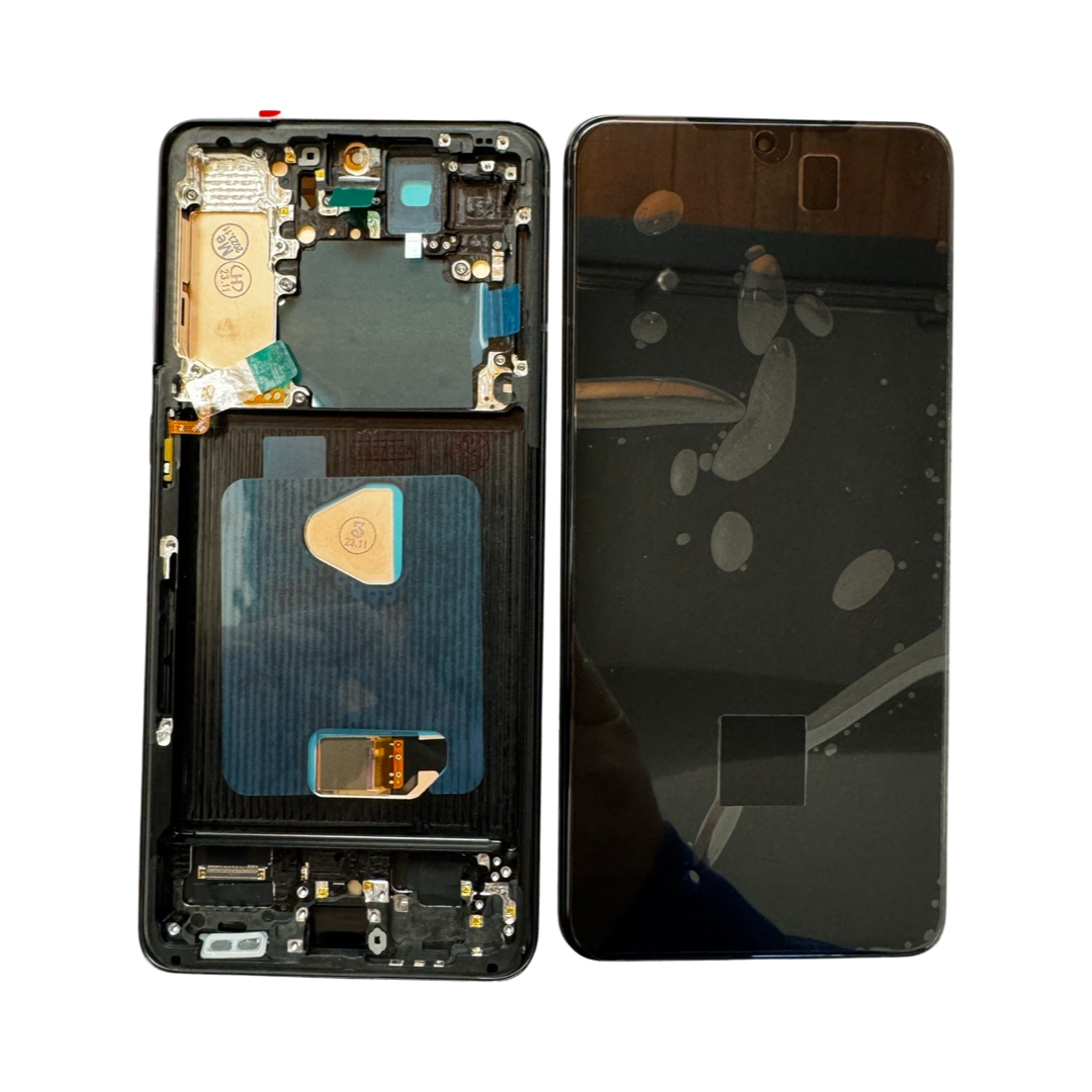 Ecran Display Samsung Galaxy S21 Plus G996 Negru, OLED Compatibil