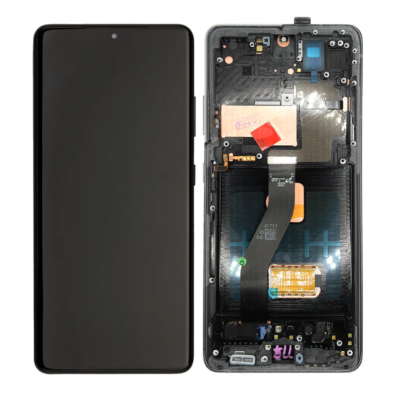 Ecran Display Samsung Galaxy S21 Plus G996 Negru, OLED Compatibil