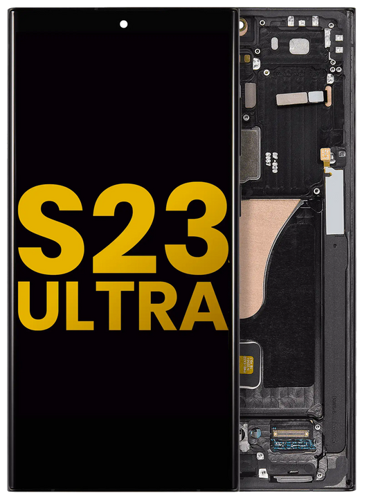 Ecran Display Samsung Galaxy S23 Ultra Negru, OLED Compatibil