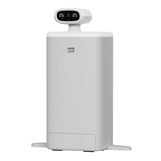 Hranitor automat cu camera 360 pentru caini si pisici HHOLove O Sitter Wi-Fi   farfurie caini automata, cu camera