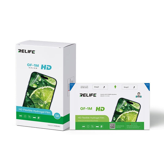 Folie Hidrogel RELIFE GF-1M HD TPH pentru Plotter, 120x180mm, Transparенță 99% - 50 Bucăți