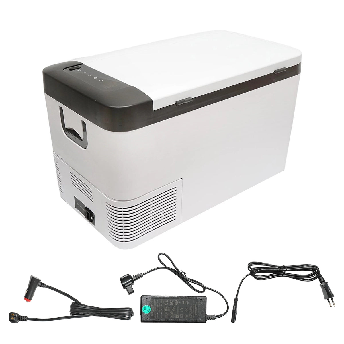Frigider Auto cu Compresor 25L, Smart Bluetooth, 12V 24V 220V, Racire -20 C, Mod ECO