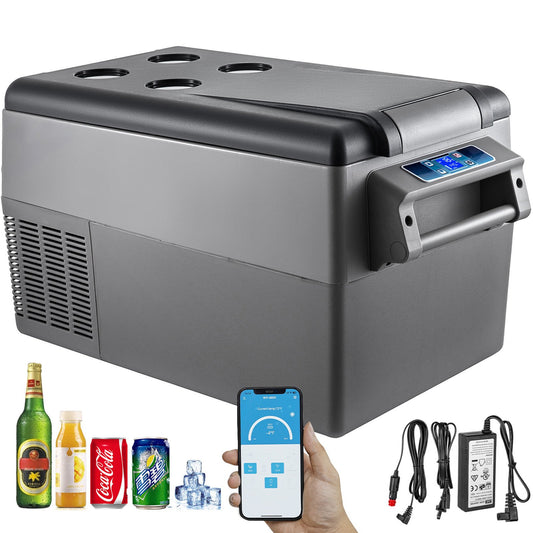 Frigider auto cu compresor 35 Litri , congelator auto cu compresor, Lada frigorifica cu compresor 35litri, smart, aplicatie telefon, Duba, tir,