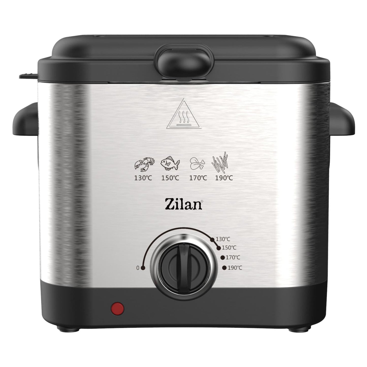 Friteuză cu Aer Cald 1000W, Capacitate 1.5 Litri, Control Temperatură și Timer