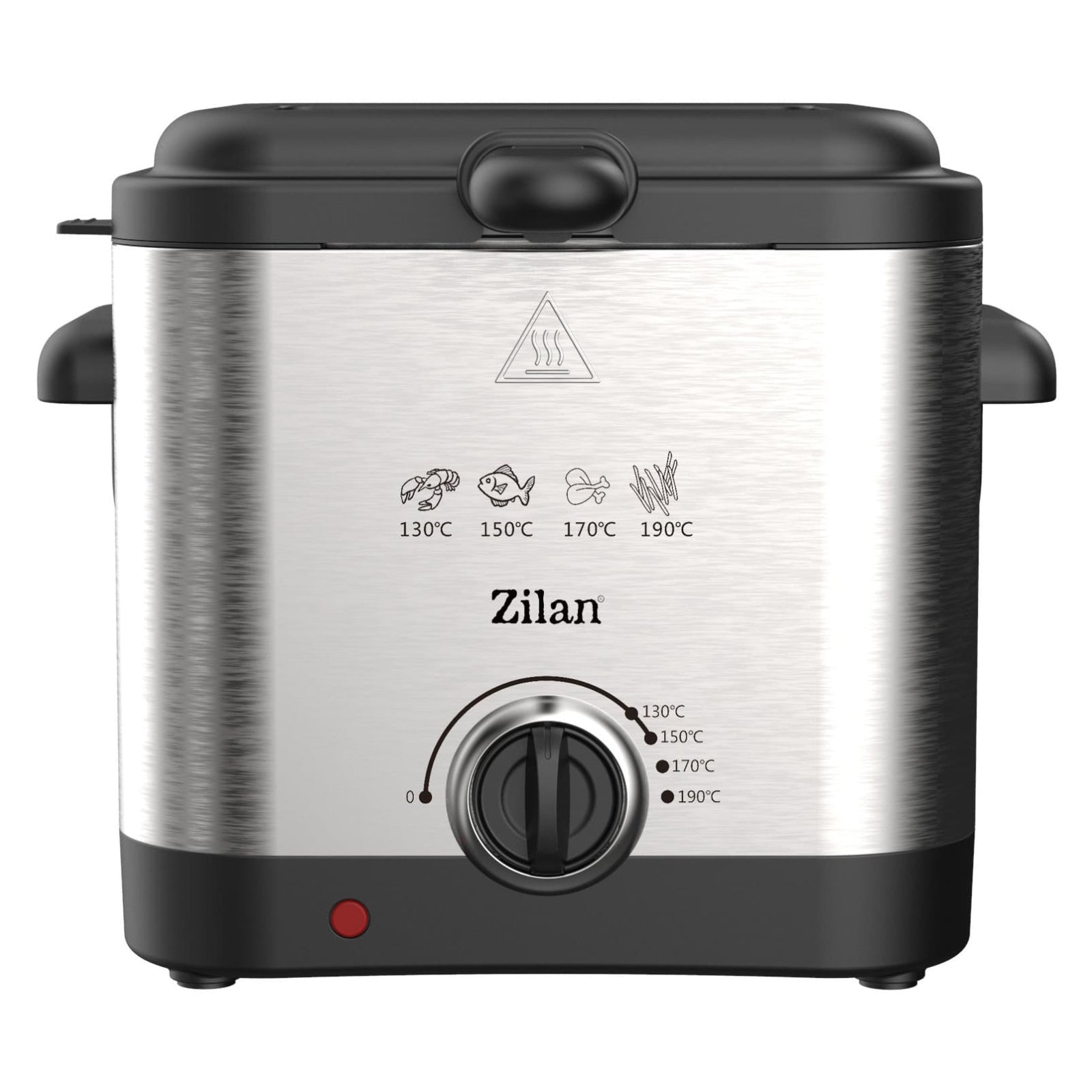 Friteuză cu Aer Cald 1000W, Capacitate 1.5 Litri, Control Temperatură și Timer