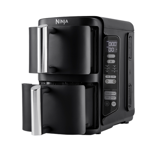 Airfryer Double Stack SL300, 2470W, 7.6L, 6 funcții de gătit, negru Ninja