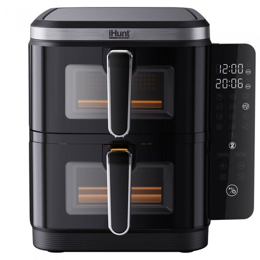 Friteuza cu aer cald iHunt Bro Air Fryer 11L Dual Stack