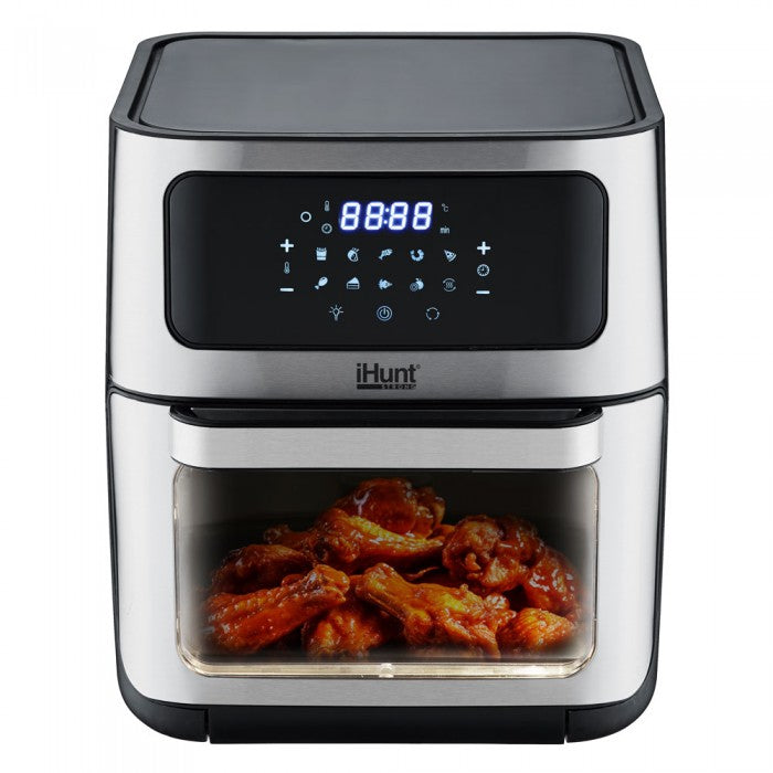 Friteuza cu aer cald si rotisor iHunt Bro Air Fryer 12L Rotary, cu Rotisor