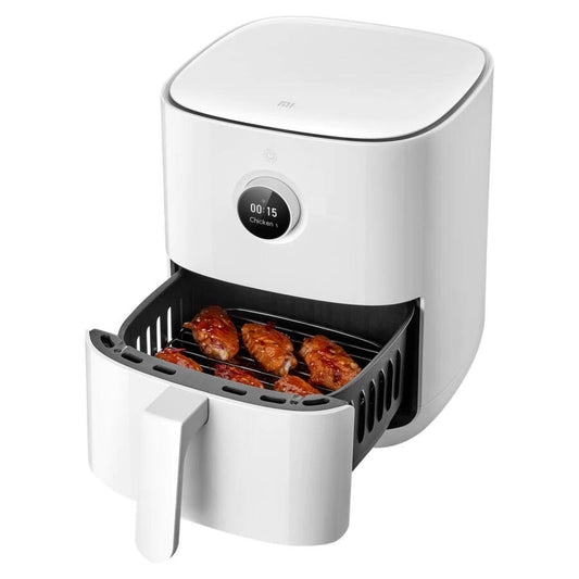 Friteuza cu aer cald fara ulei Xiaomi Mi Smart Air Fryer BHR4849EU, 1500W, 3.5L, 8 programe, Alb