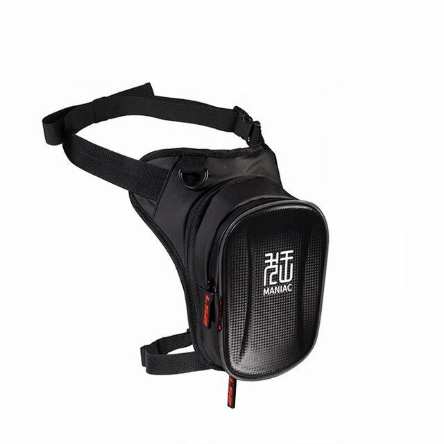 Geantă de picior LS2 PVC Carbon Grain Negru 4.5L, impermeabilă, pentru moto și ATV, LLB-03 900D