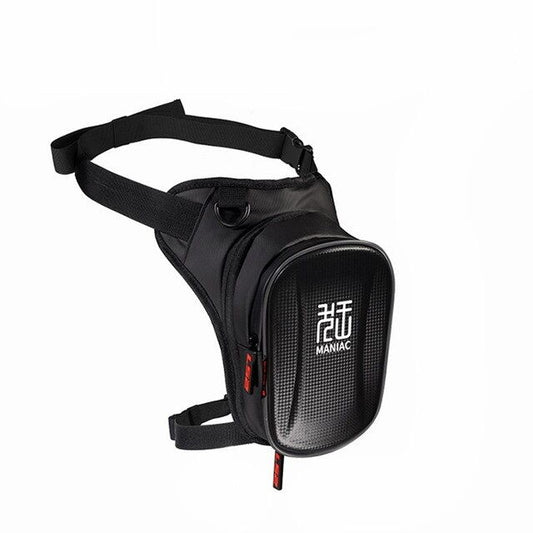 Geantă de picior LS2 PVC Carbon Grain Negru 4.5L, impermeabilă, pentru moto și ATV, LLB-03 900D