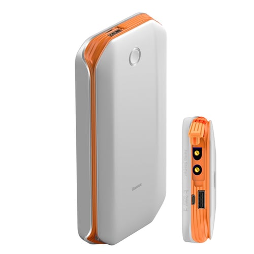 Car starter Power Bank Robot pornire motor auto Baseus Power Starter Super Energy Car Jump Starter 8000mAh 800A 12V white baterie externa