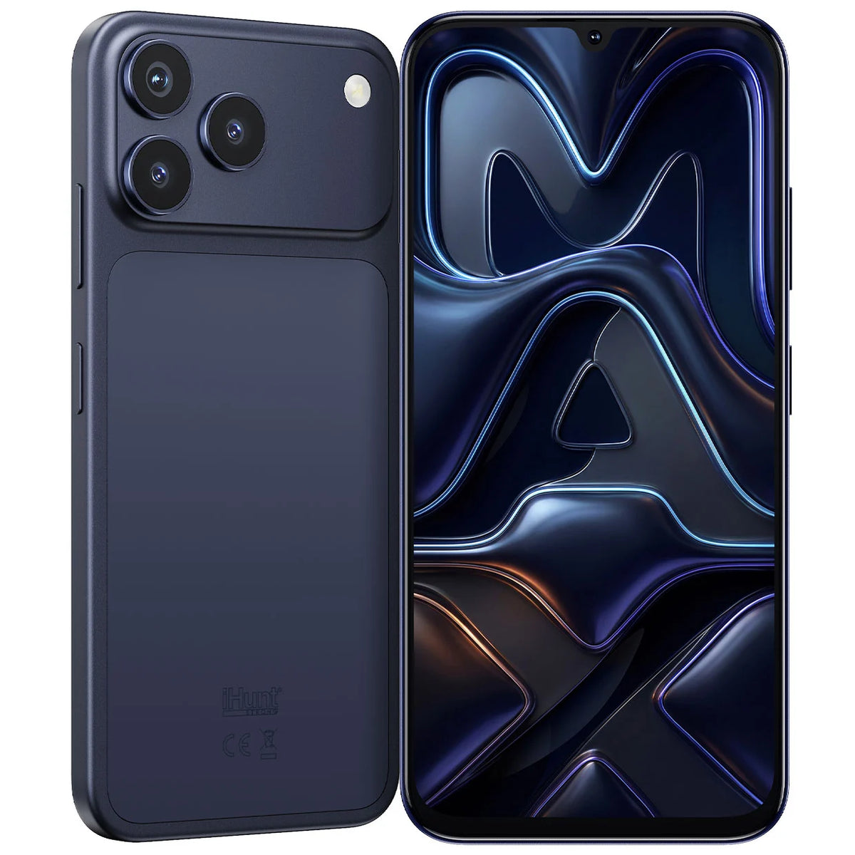 iHunt MAX Midnight Blue Phone, 6GB RAM, 128GB, 4G, Android 16
