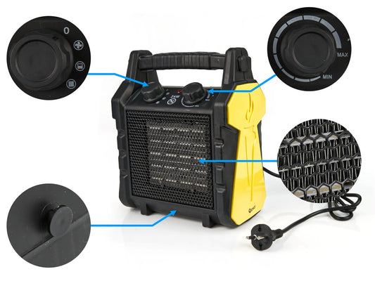 Incalzitor, aeroterma, Incalzitor electric ceramic 2KW,calorifer electric , Incalzitor