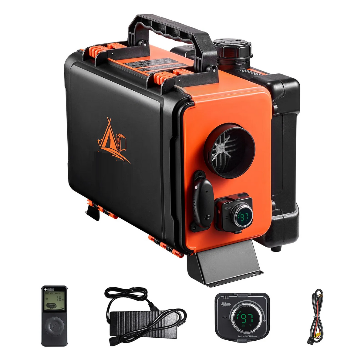 Incalzitor stationar, sirocou 12V, 24V, 220v ,Incalzitor aer pe motorina , 8KW,cu Telecomanda, soba motorina, In cutie RZR, Maverick, Rezervor