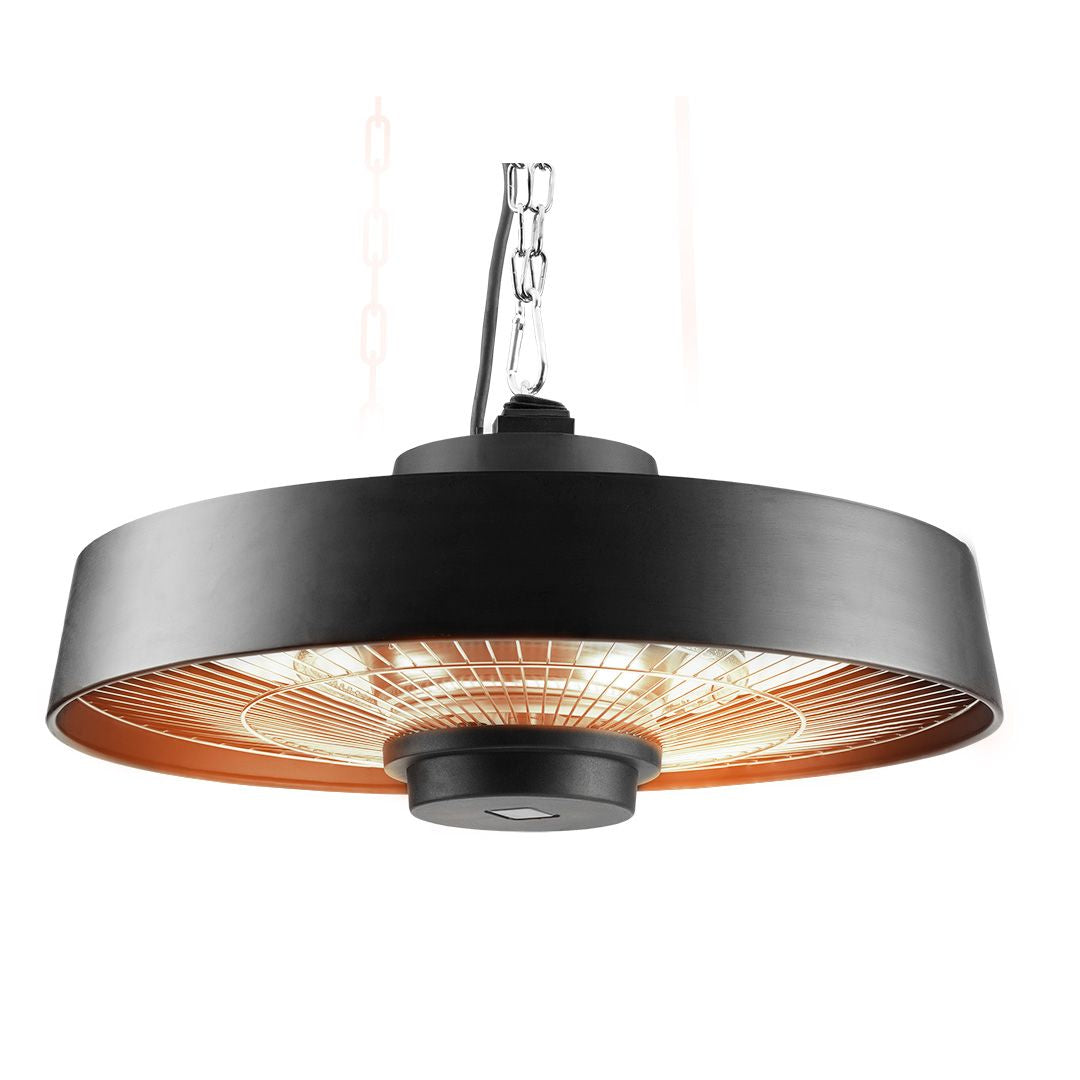 Incalzitor cu montare pe tavan 2000W, fara telecomanda, cu intrerupator, IP44, lampa cu halogen   Incalzitor terasa
