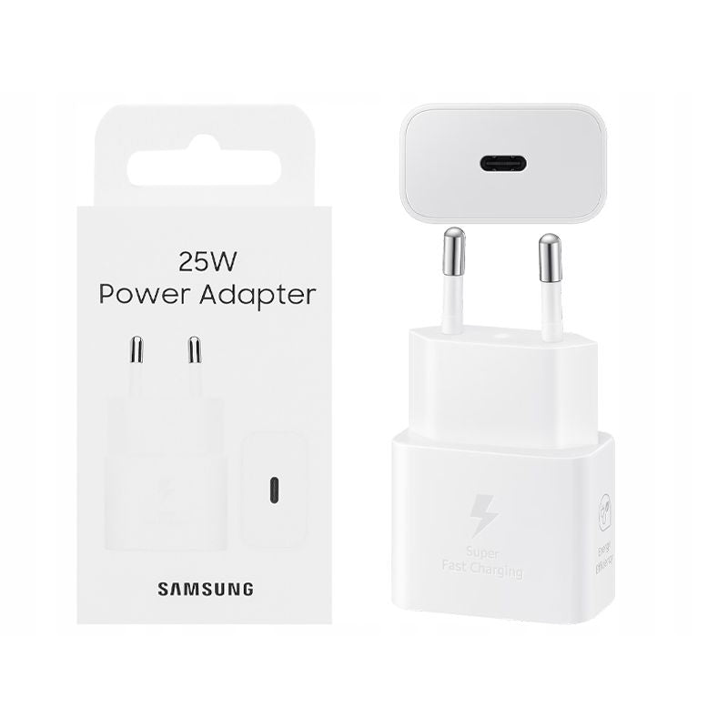 Incarcator 25w Samsung Super Fast Charging 25W, port USB Type-C, fara cablu, EP-T2510N ALB