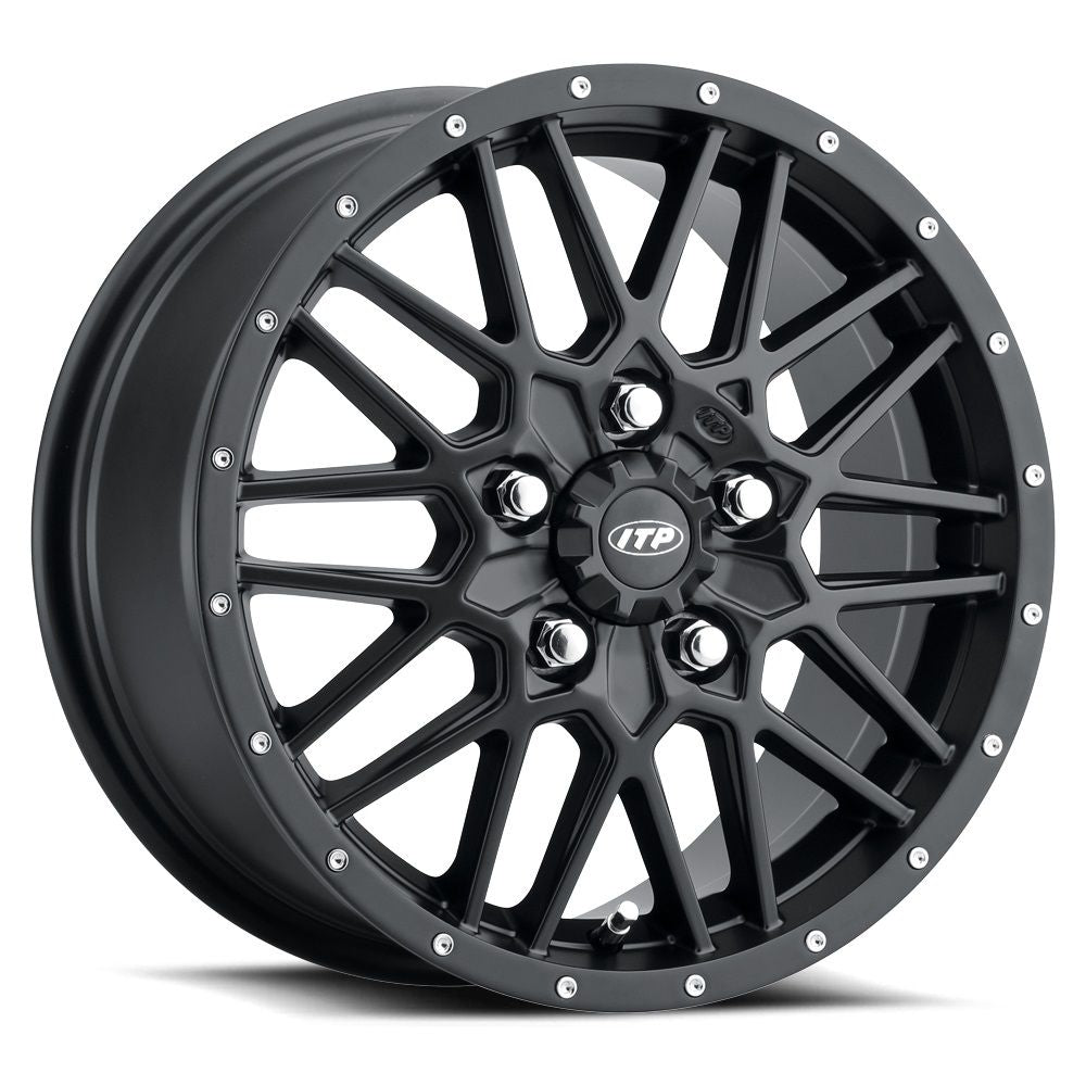 Jante ITP Hurricane 15x7 5x114,3 Polaris RZR Pro R   Turbo R - Neagră