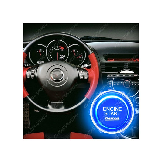 Kit buton pornire motor autoturism cu iluminare 12V
