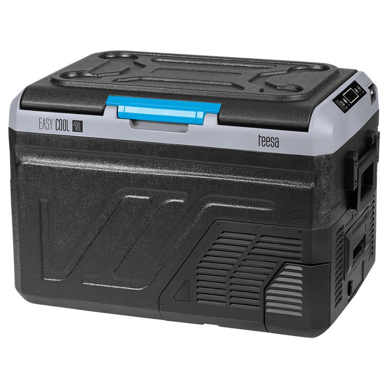 Ladă Frigorifică Auto cu Compresor 40 Litri 12V 24V 230V, Congelare -22 C, USB, LED, Camping, Autorulotă și Offroad