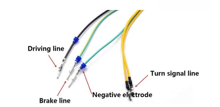 Lampă Spate LED Universală Moto, ATV, UTV, SSV - Stop, Poziție și Semnalizare Integrată 12V