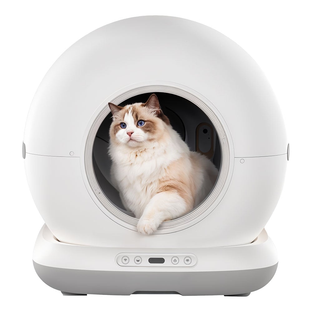 Litiera Automata iHunt Smart Cat Litter V6, Wi-Fi, Senzori, Aplicatie Smart