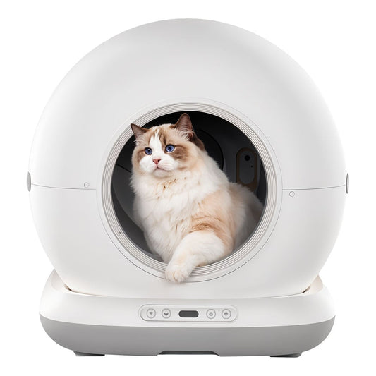 Litiera Automata iHunt Smart Cat Litter V6, Wi-Fi, Senzori, Aplicatie Smart