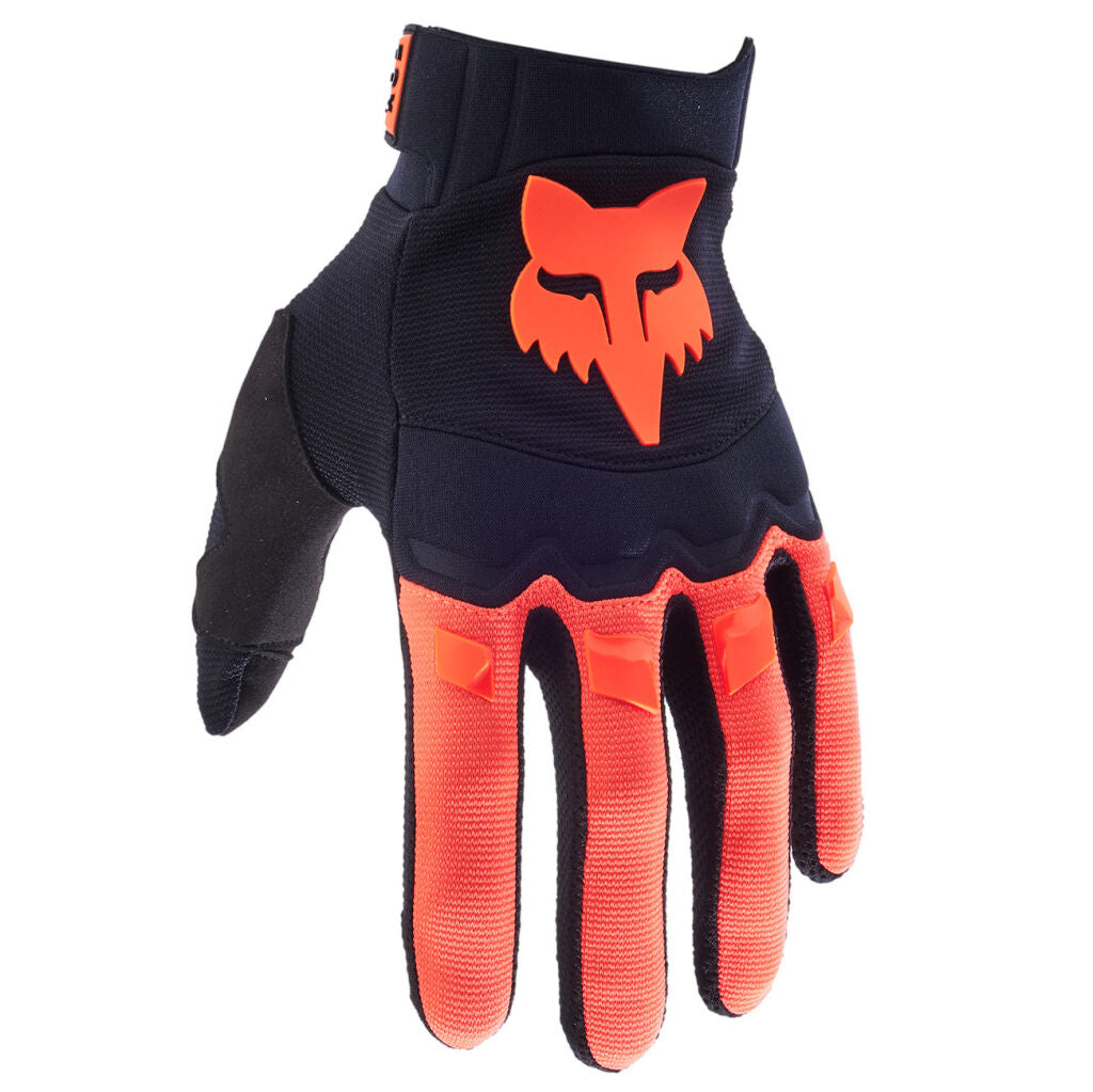 Mănuși FOX Dirtpaw CE Fluo Orange MX24 - Mănuși Motocross, Enduro, ATV și UTV cu Protecții CE