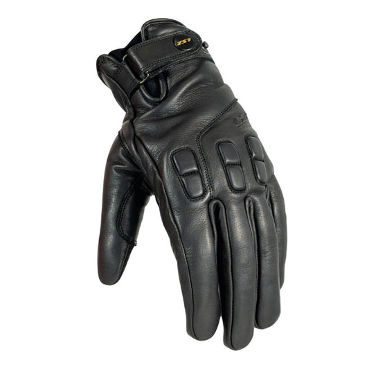 Mănuși Moto LS2 Jazz Man Gloves Black din Piele Naturală - Vintage, Touring, Urban și ATV
