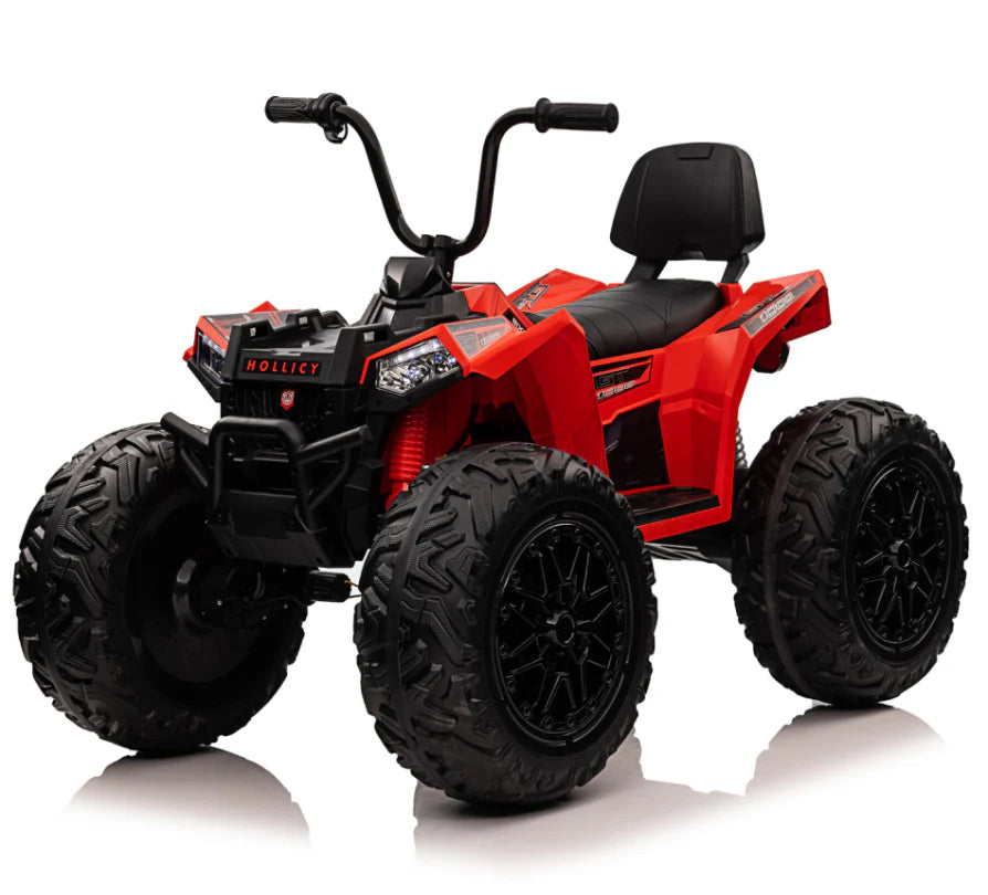 Masina copii ATV electric MonsterQuad 400W, 24V, 14Ah, echipare PREMIUM, rosu, copii