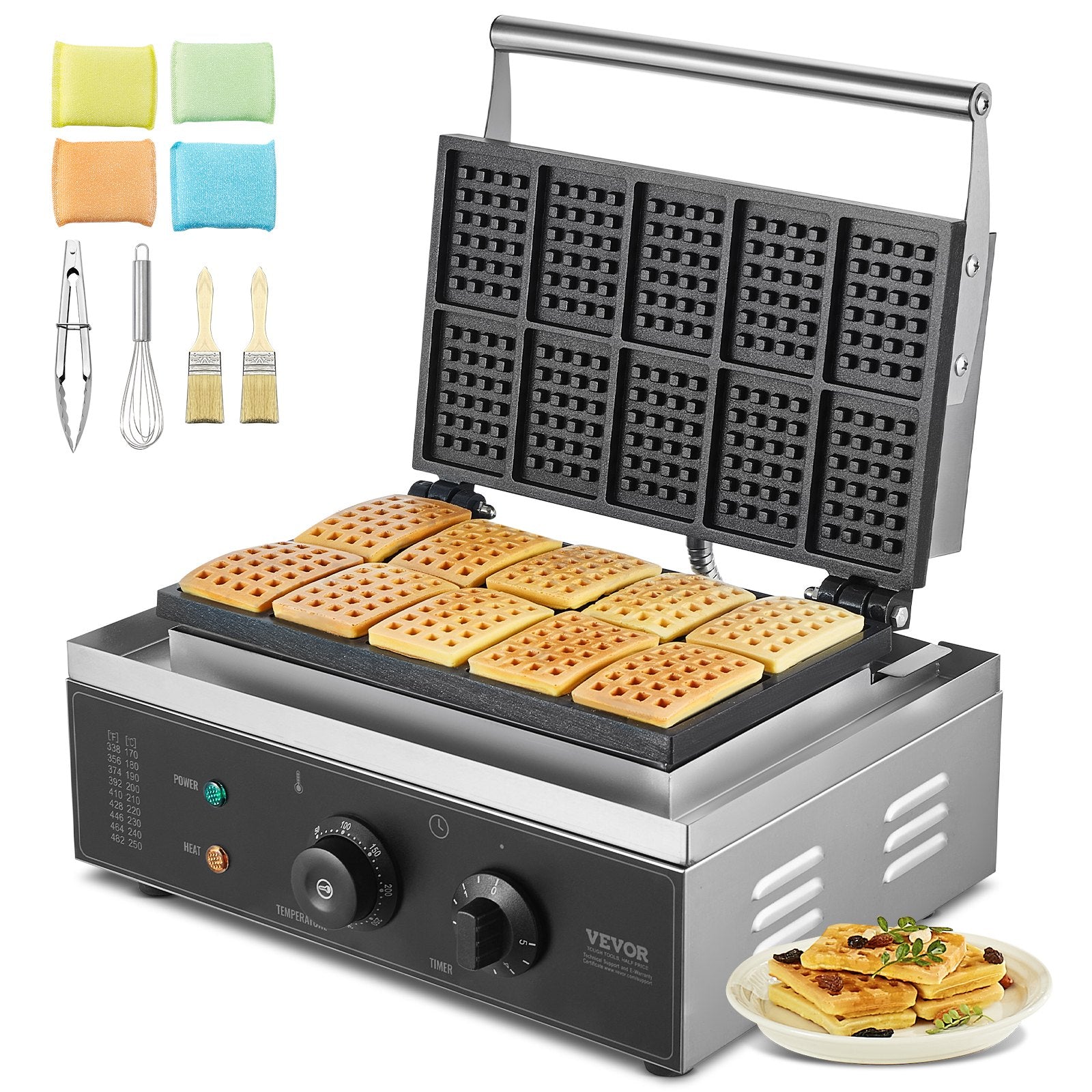 Masina de facut Wafle Waffle , profesionala , horeca, 1550w, vafe