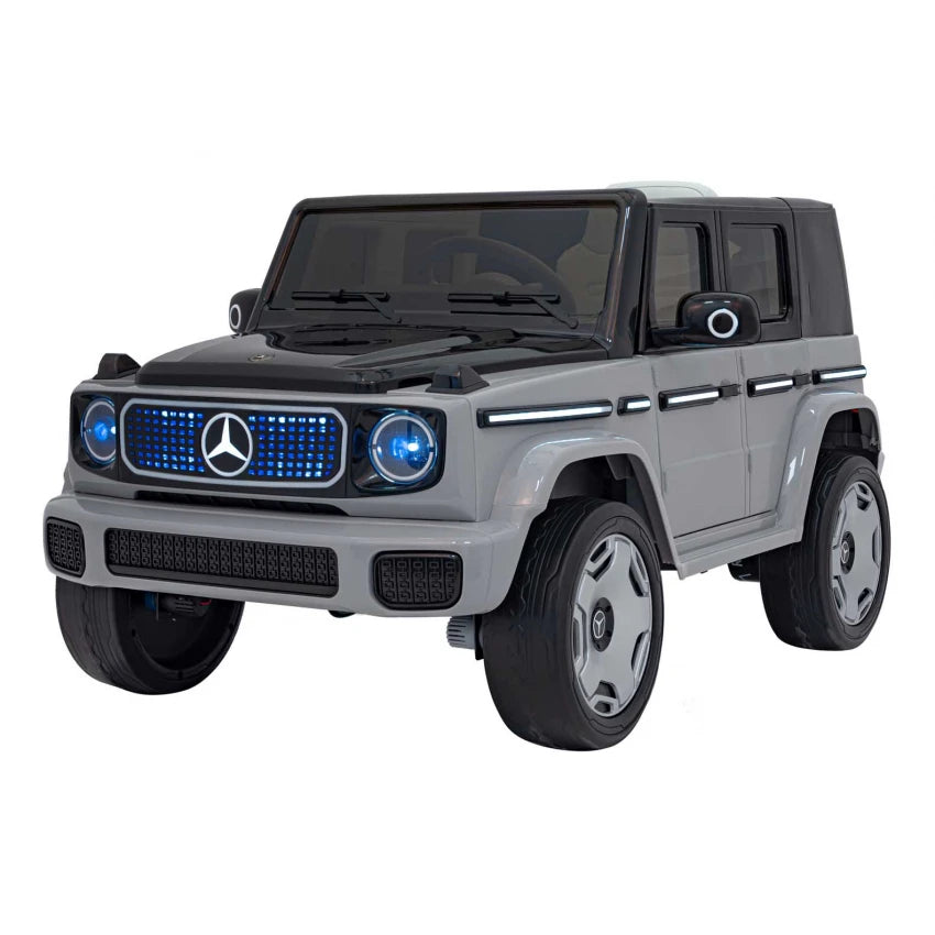 Masina electrica pentru copii Mercedes G, EQG, G63, Silver, 4x4, 120cm lungime