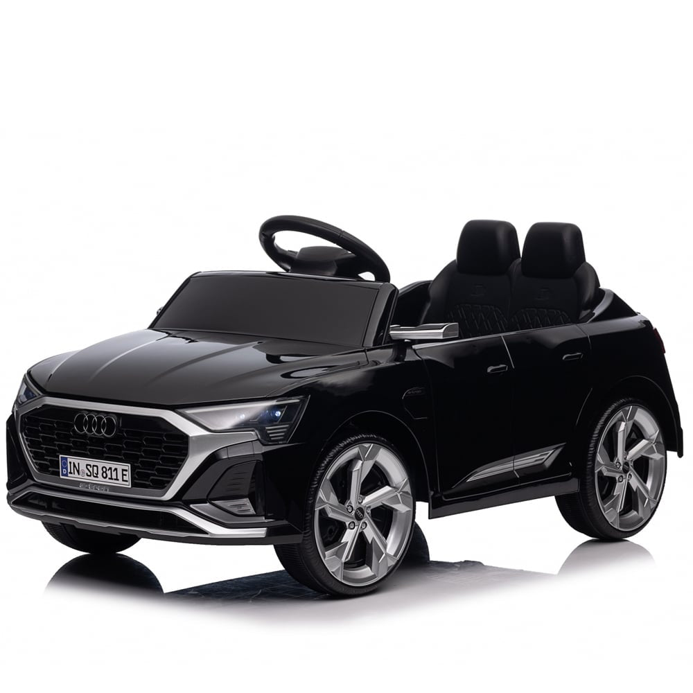 Masinuta Electrica Copii cu Licenta Audi SQ8 Negru - Telecomanda, 70W, 12V, Control Parental, Bluetooth