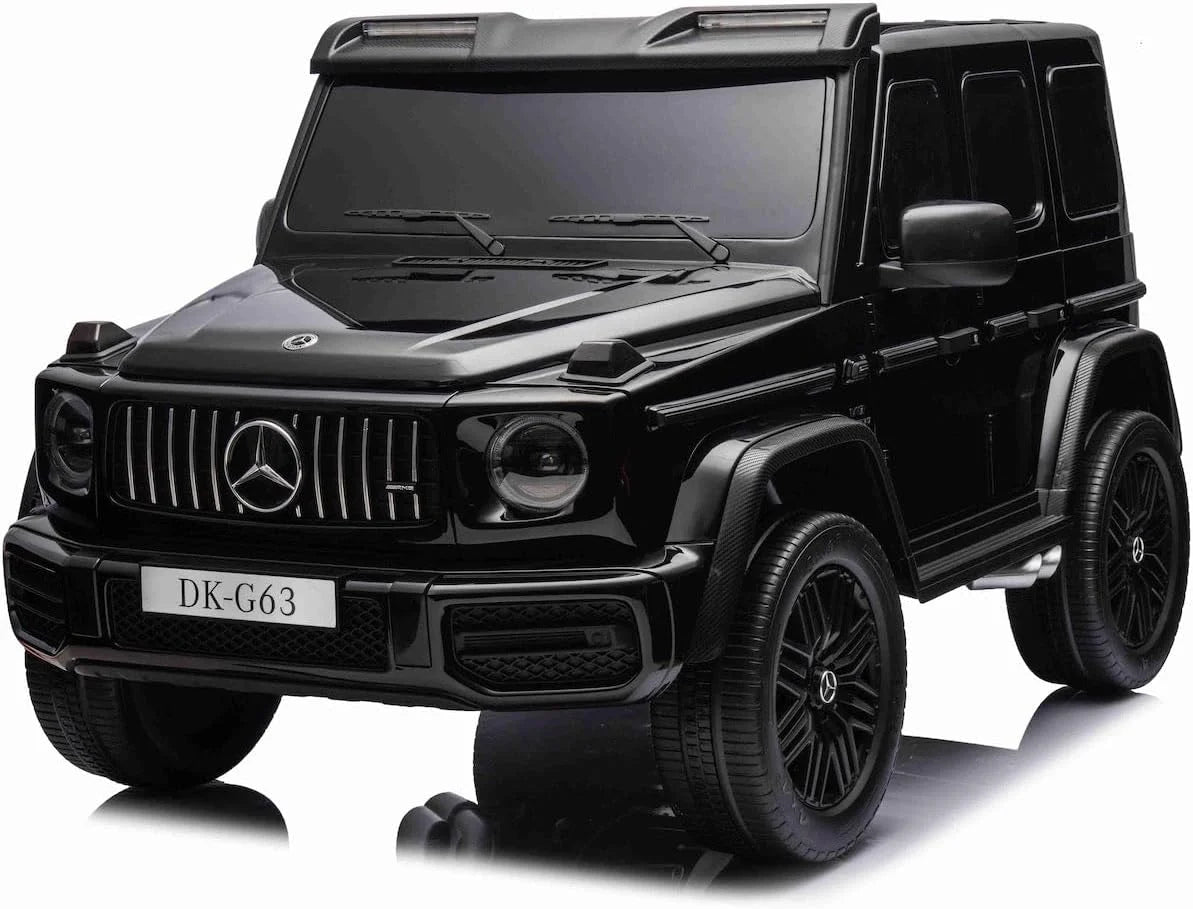 Masinuta electrica copii Mercedes G63 2 locuri 4x4 800W 24V MP4 Negru, Puternica, premium