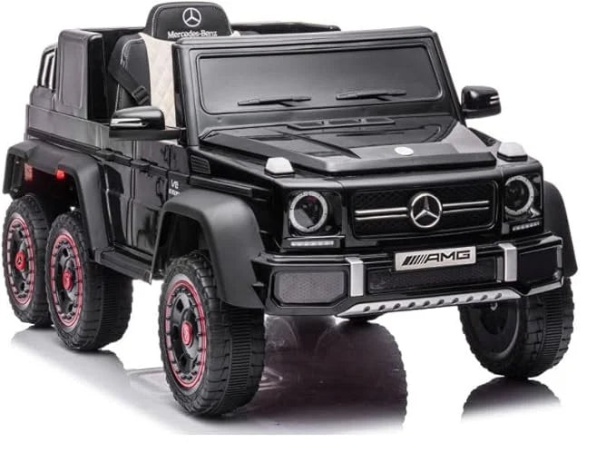 Masinuta electrica Mercedes G63 6x6 210W 12V 10Ah Premium, Negru, ATV COPII, COPII