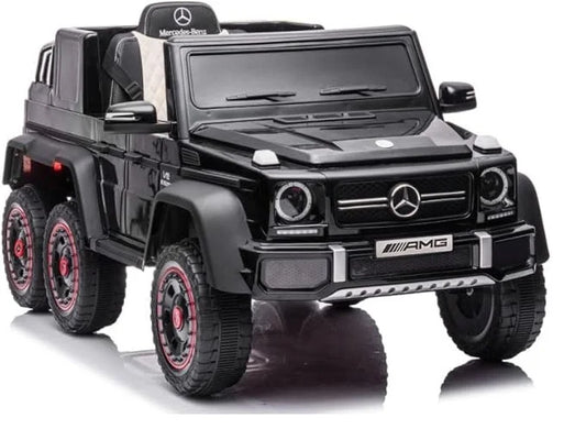 Masinuta electrica Mercedes G63 6x6 210W 12V 10Ah Premium, Negru, ATV COPII, COPII