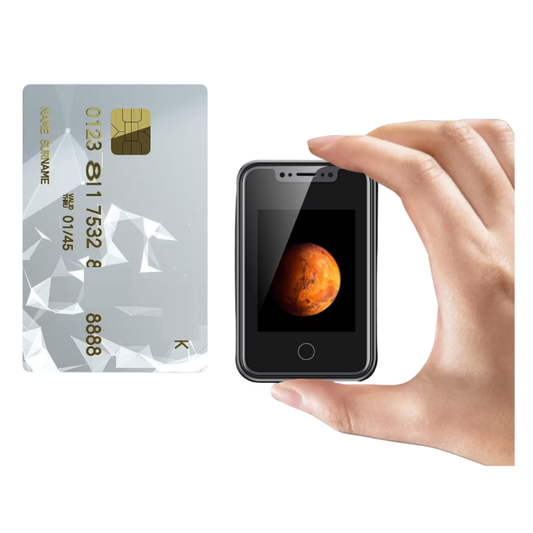 Micro telefon, Telefon Mini Portabil 8XR Dual Nano SIM Black
