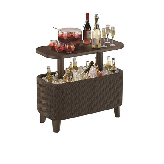 Mini bar gradina ratan maro Keter Bevy Cool Bar Premium