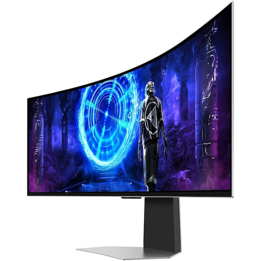 Monitor Curbat Gaming Samsung Odyssey OLED G9 G95SD LS49DG950SUXDU, 1800R, 49  , Dual QHD, 0.03ms, 240Hz, FreeSync Premium Pro, G-Sync Compatible,