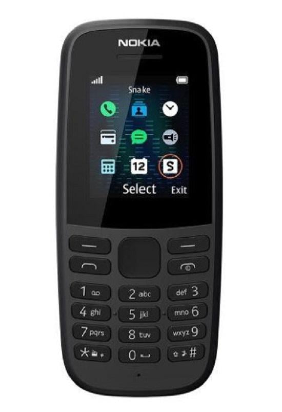 Telefon Nokia 105 (GSM) 1.77   4MB 4MB 2g Dual Sim Black, Telefon cu taste   Telefon seniori