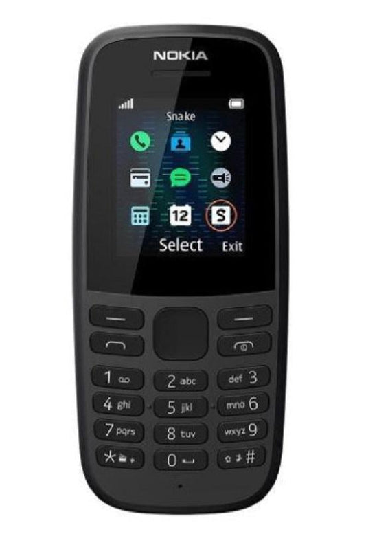 Telefon Nokia 105 (GSM) 1.77   4MB 4MB 2g Dual Sim Black, Telefon cu taste   Telefon seniori