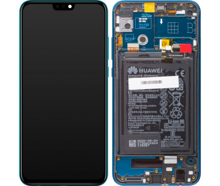 Original Display Honor 9X Lite cu baterie, Green