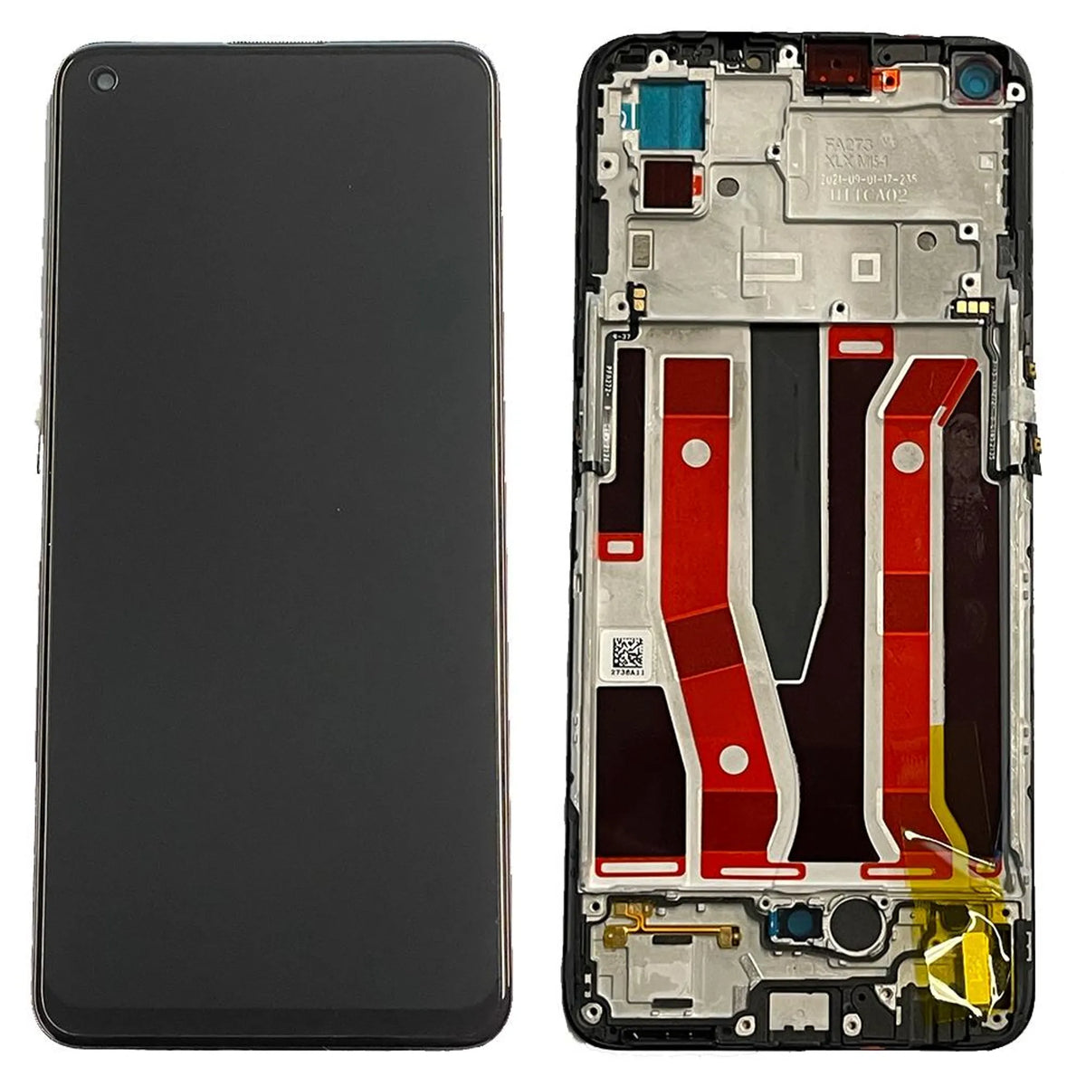 Original Display Oppo A94 5G, A95 5G, RENO5 Z, F19 PRO+ FLUID BLACK Original Service Pack