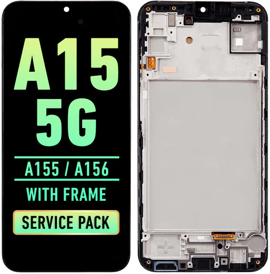 Original Display Samsung Galaxy A15 4g 5g, A155 A156 Original Service Pack